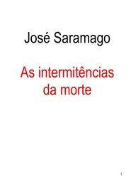 José Saramago: As Intermitências da Morte