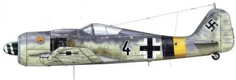 Fw 190A8 M3 12JG5 Хердия Норвегия 1945 г В феврале 1944 г - фото 108