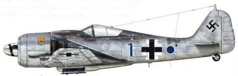 Fw 190А8 из 9JG 5 Хердия Норвегия январь 1945 г Пилот Leutnant Август - фото 109