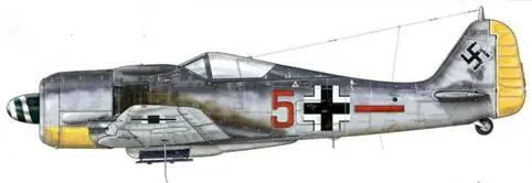 Fw 190A8 из 7JG 26 МонсанШоссе Франция август 1944 г Этот самолет с - фото 112