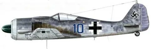 Fw 190А8 из IJG 26 ШомонтанВексан Франция июнь 1944 г Пилот Leutnant - фото 113