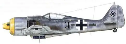 Fw 190А8 из Stab JG 51 Крошево Польша ноябрь 1944 г Пилот Unteroffizier - фото 115