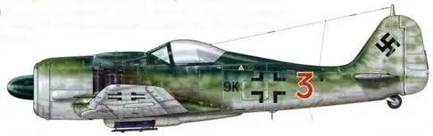 Fw 190А8 из 3KG 51 Эдельвейс была первым Kampfgeschwader принявшим на - фото 127