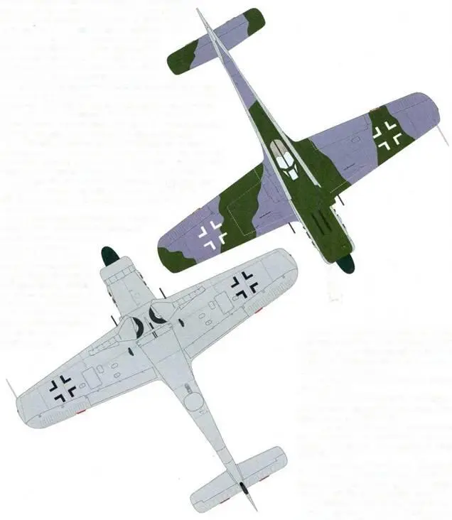FockeWulf Fw 190D9 Камуфляжная раскраска Fw 190D и Та 152 Когда Doras - фото 135