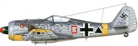 Fw 190F2 из 5SchG 1 ДеблинИрина Польша весна 1943 г SchG 1 первое - фото 140