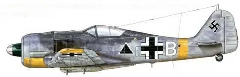 Fw 190F2 trop из IISG 2 Immelmann Восточный фронт 1943 г 5 и 6SchG - фото 141