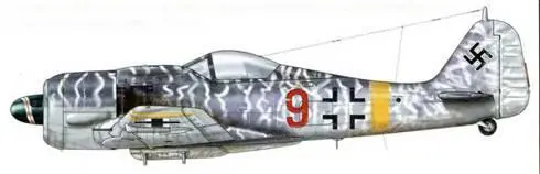 Fw 190F8 из 2SG 2 Ксар Венгрия январь 1945 г Камуфляжная раскраска этого - фото 145