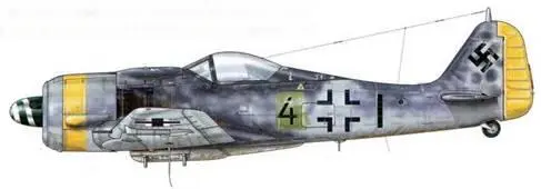 Fw 190F8 из III Gruppe неустановленного соединения Обратите внимание на - фото 149