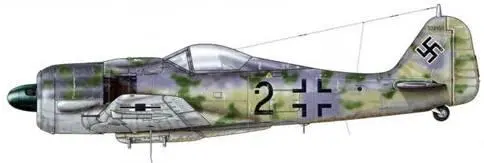 Fw 190F8 из SG 77 Хрудим Чехословакия май 1945 г После реорганизации - фото 150