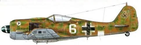 Fw 190F8 из 1SG 4 Витербе Италия начало 1944 г Это авиасоединение SG - фото 157