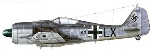 Fw 190F8 из 11KG 200 БерлинШтаакен Германия февраль 1945 г В феврале - фото 162