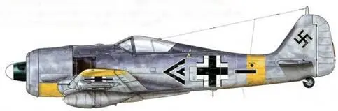 Fw 190G3 из Stab IISG 2 Окецие Польша июль 1944 г Пилотировавший этот - фото 167