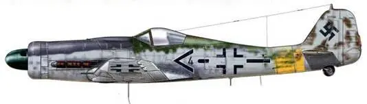 Fw 190D9 WNr 211164 из Stab JG 300 ПрагаРусин Чехословакия май 1945 г - фото 179
