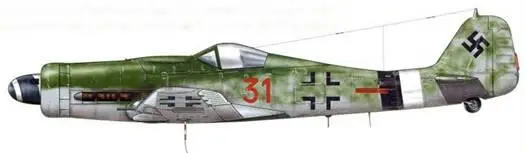 Fw 190D9 из 7JG 26 Дельменхорст Германия февраль 1945 г Пилот - фото 199