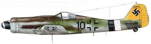 Fw 190D9 WNr 500618 из 10JG 26 Целле Германия май 1945 г Этот - фото 202