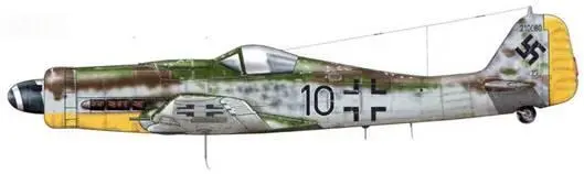 Fw 190D9 WNr 210080 из Stab IVJG 54 Фаррельбуш Германия декабрь 1944 - фото 204