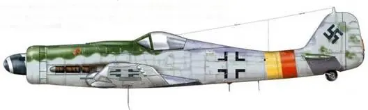 Fw 190D9 из 7JG 301 Штендаль Германия апрель 1945 г Пилот Fahnrich - фото 210