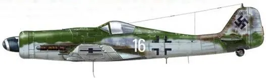 Fw 190D9 WNr 500363 из неустановленного подразделения обнаруженный - фото 214