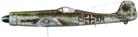 Та 152V7 WNr 110007 Лангенхаген Германия март 1945 г Это второй опытный - фото 220