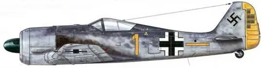 Fw 190А3 из 6JG26 Франция осень 1941 г Этот самолет пилотировал Вальтер - фото 23