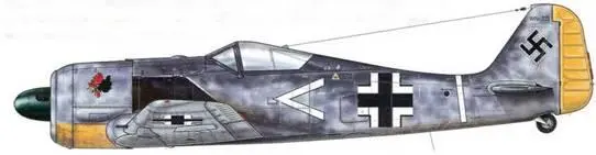 Fw 190А3 из IIIJG 2 Тревилль Франция июнь 1942 г Как свидетельствует - фото 24