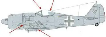 Fw 190F8 Истребительбомбардировщик базирующийся на модели А8 Таких - фото 242