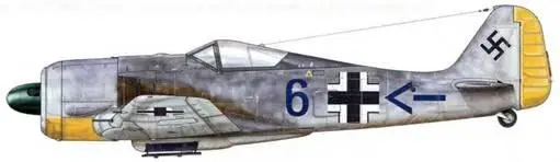Fw 190А2 из 10 JaboJG 2 КаннКарпике Франция июль 1942 г - фото 26