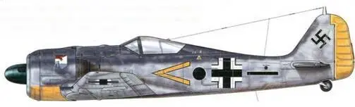 Fw 190А4 из Stab NAGr 13 СенБьёк Франция май 1941 г - фото 39