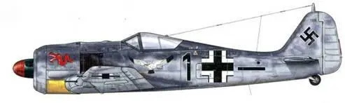 Fw 190A5 из 5JG 1 Вунсдрехт Голландия май 1943 г Пилот этого самолета - фото 52
