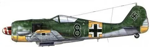 Fw 190А5 из 2JG 54 Полтава Украина осень 1943 г В 1943 г был введен - фото 55