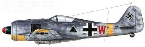 Fw 190А5 из llSchG 1 ДеблинИрена Польша начало 1943 г В этих - фото 58