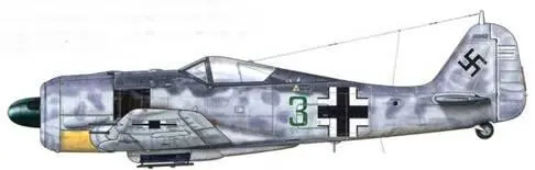 Fw 190А6 из Stab JG 300 БоннХангелар Германия октябрь 1943 г Пилот - фото 74