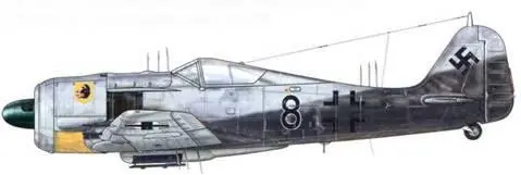 Fw 190A6R 11 из lNJGr 10 БоннХангелар Германия осень 1943 г Это - фото 75