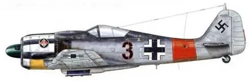 Fw 190А7 из 2JG 1 Дортмунд Германия январь 1944 г Капоты моторов - фото 77