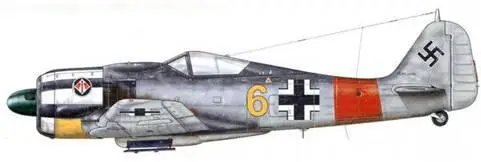 Fw 190А7 из 3JG 1 ДортмундБракель Германия начало 1944 г Пилот - фото 78
