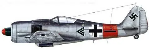 Fw 190А8 из llJG 1 ГарцУзедом Германия февраль 1945 г Пилот Hauptmann - фото 90