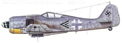 Fw 190A8R2 из Stab IVJG 3 Шонгау Германия август 1944 г Этот самолет - фото 98