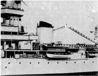 Тяжелый крейсер Алжир центральная часть левого борта 1940 год Ремонт - фото 42