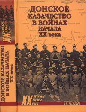 Наталья Рыжкова Донское казачество в войнах начала XX века обложка книги