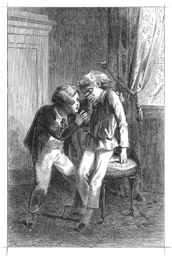 Франсуа нежно обнял и поддержал Мориса который чуть не лишился сознания - фото 11