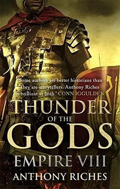 Anthony Riches Thunder of the Gods обложка книги
