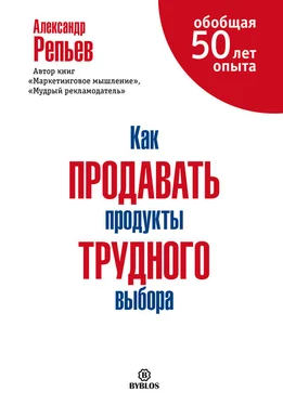 Александр Репьев Как продавать продукты трудного выбора обложка книги