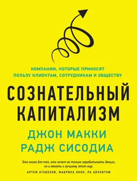 Раджендра Сисодиа Сознательный капитализм. Компании, которые приносят пользу клиентам, сотрудникам и обществу обложка книги