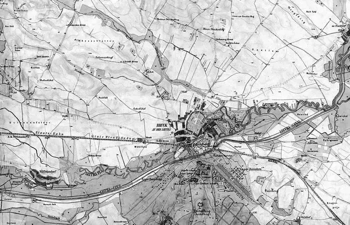 Карта города БрукандерЛейта 1873 года Трактира У черного барашка в - фото 159