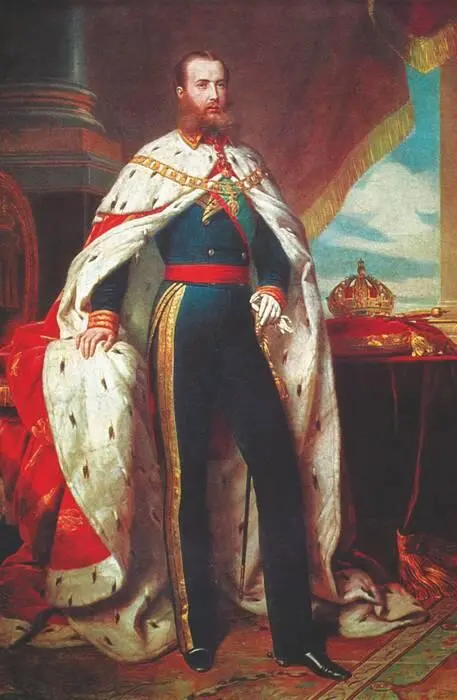 Максимилиан I Мексиканский 1864 год Франц Ксавер Винтерхальтер Кронпринц - фото 168
