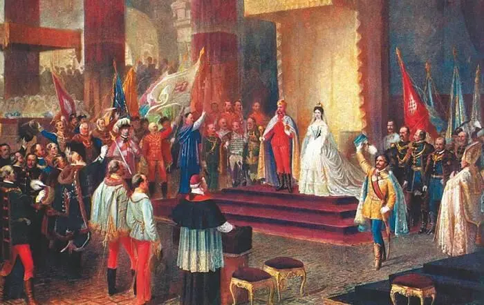 Коронация императора Франца Иосифа и Елизаветы Австрийской 8 июня 1867 года в - фото 181