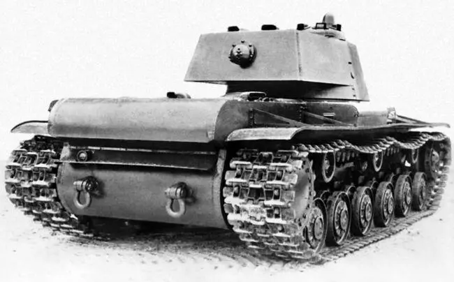 Тяжелый танк Т150 вид сзади справа Январь 1941 года На командирской башенке - фото 10