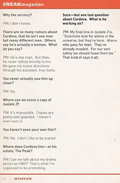She was seventeen when shed appeared in Cordovas film which today would make - фото 95