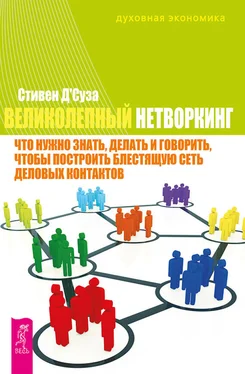 Стивен Д'Суза Великолепный нетворкинг. Что нужно знать, делать и говорить, чтобы построить блестящую сеть деловых контактов обложка книги