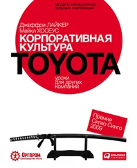 Джеффри Лайкер - Корпоративная культура Toyota - Уроки для других компаний